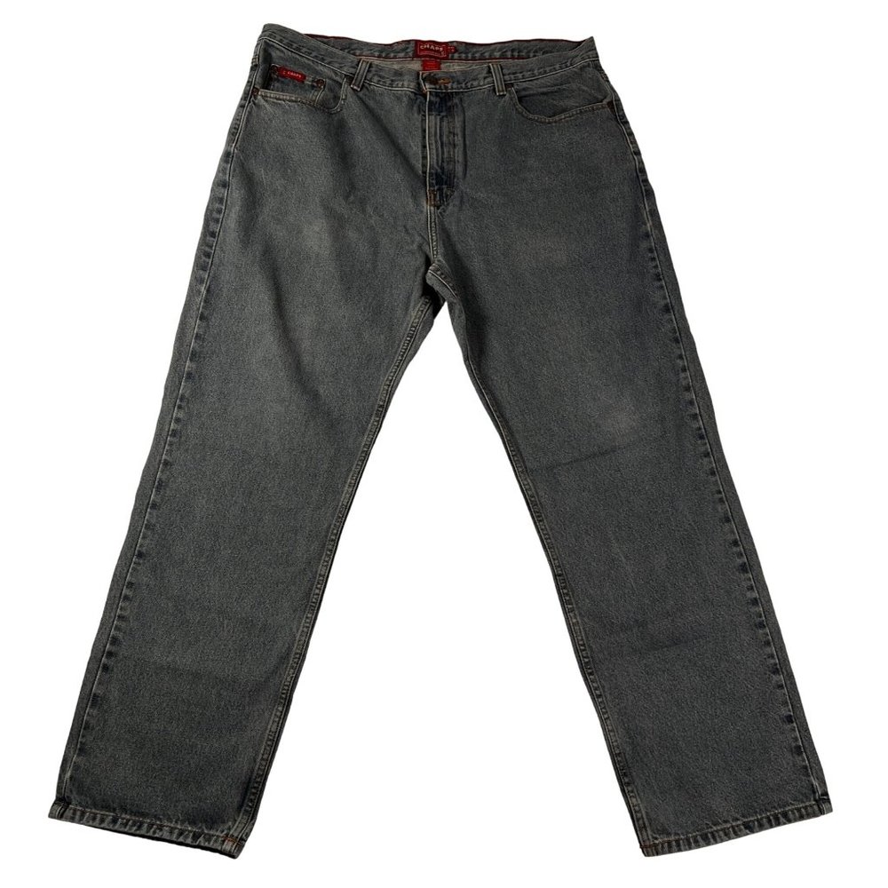 CHAPS Jeans Men's 5-Pocket Regular Fit Straight Leg Cotton Denim Blue 40/32